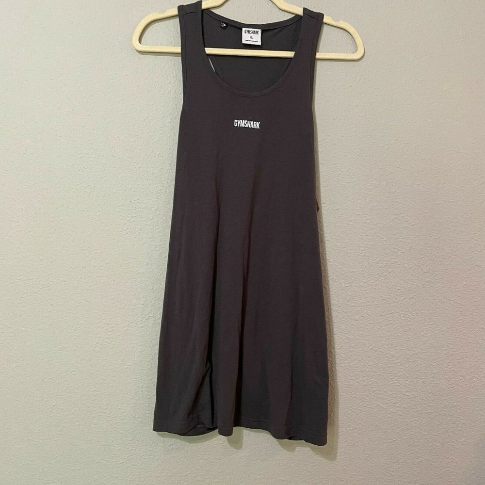 Gymshark Grey Scoop Neck Lightweight Active Tank Top XL